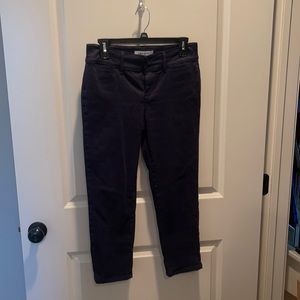 Cropped navy pants 6 petite